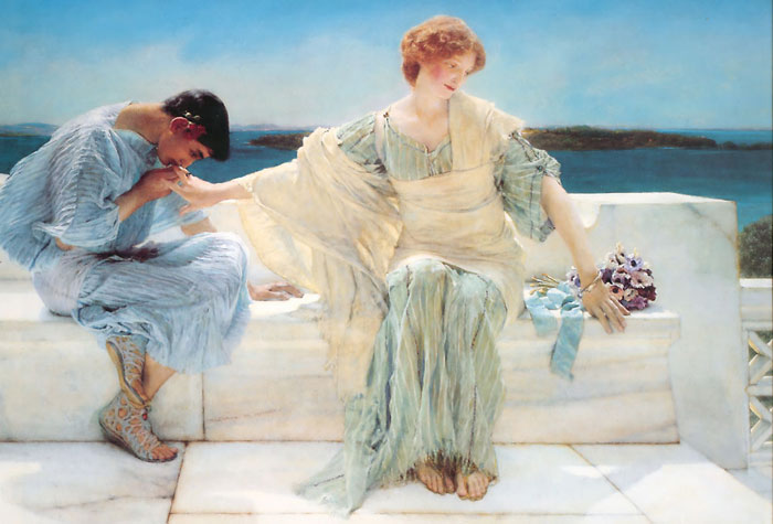 Alma-Tadema Oil Painting Reproductions - Ask me no more