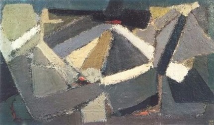 Peaceful painting, a Nicolas de Sta? paintings reproduction, we never sell Peaceful poster