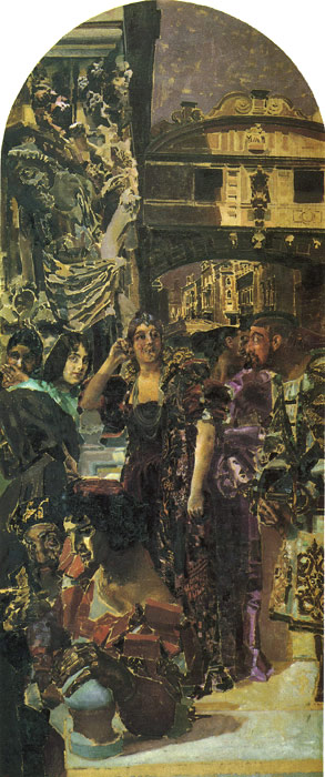 Vrubel Oil Painting Reproductions - Venice