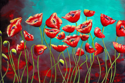 Bierstadt Oil Painting Reproductions- Moat Mountain Intervale, New Hampshire