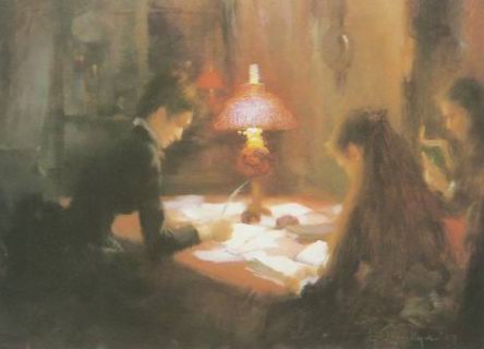 Bonaparte crossing the Alps painting, a Louis David paintings reproduction, we never sell Bonaparte