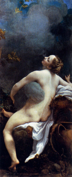 Oil Painting Reproduction of Correggio- Jupiter and Io
