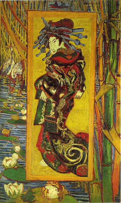 Oil Painting Reproduction of van Gogh - The Courtesan
