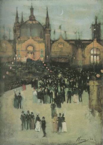 Paddington Station painting, a Sidney Starr paintings reproduction, we never sell Paddington Station