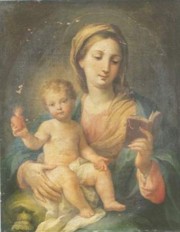 The Madonna and Child painting, a Sebastiano Ceccarini paintings reproduction, we never sell The