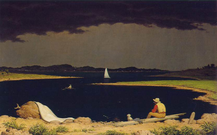 Heade Oil Painting Reproductions- Approaching Thunderstorm