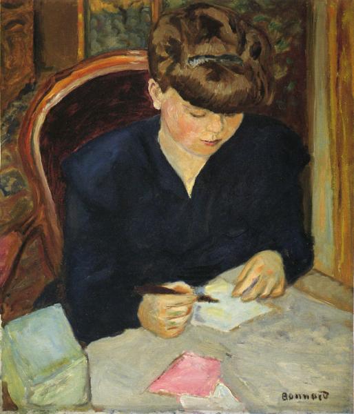 Oil Painting Reproduction of Bonnard- Letter