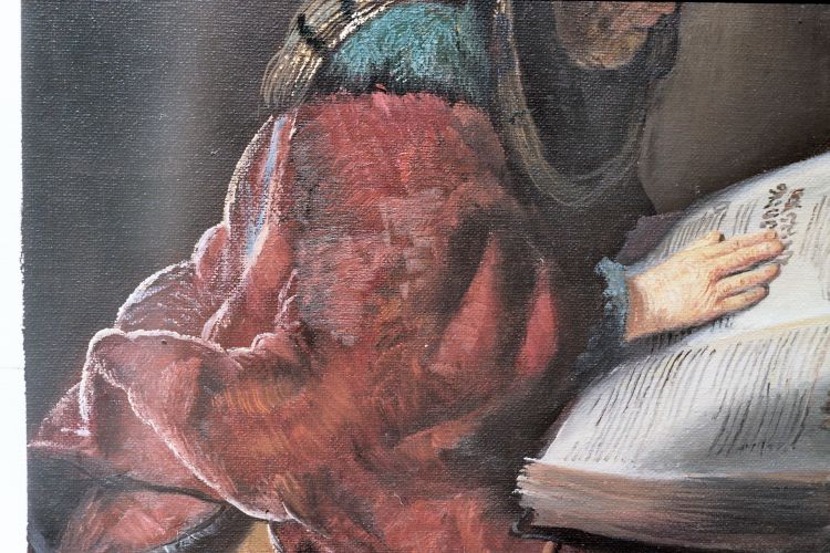 Oil Painting Reproduction of Caillebotte- White and Yellow Chrysanthemums