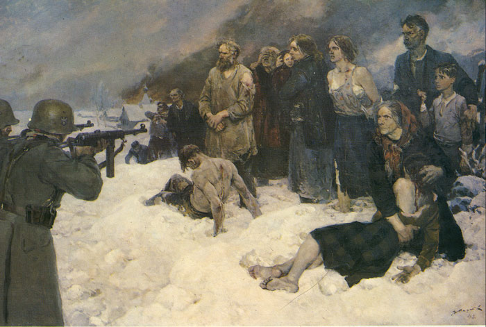 Oil Painting Reproduction of Serov- We will never forget