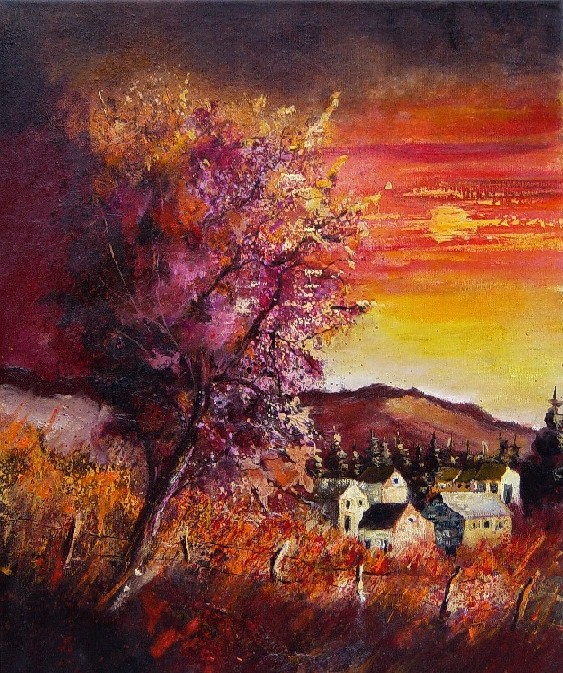 Oil Painting Reproduction of van Gogh - Almond Blossom