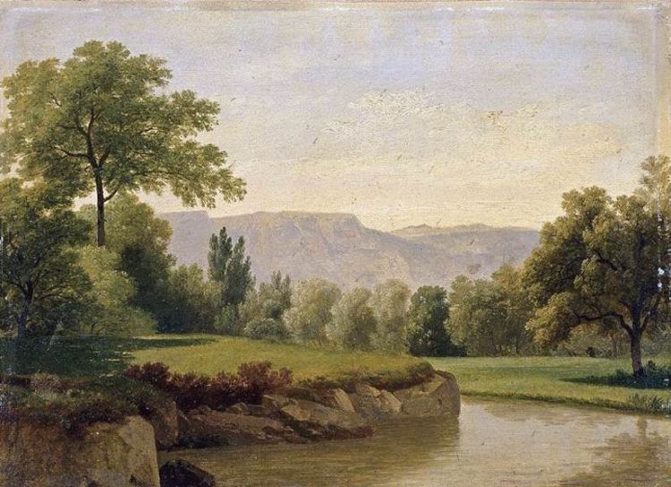 Toepffer Reproductions - River Landscape
