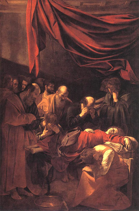 Oil Painting Reproduction of Caravaggio- The Death of the Virgin