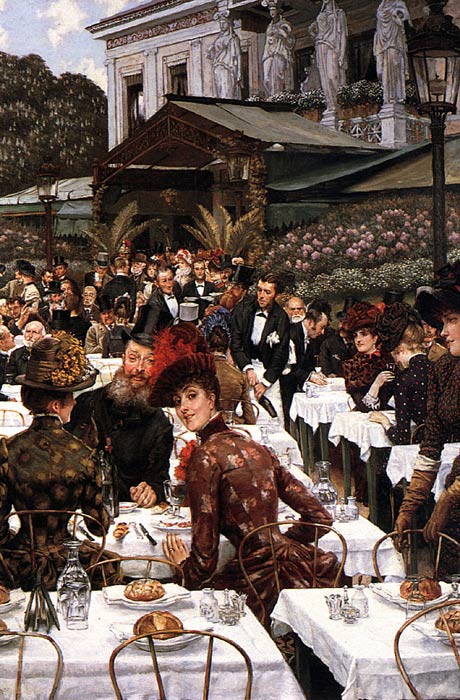Oil Painting Reproduction of Tissot- The Artists Ladies