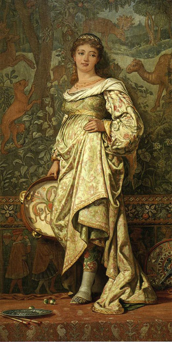 Vedder Oil Painting Reproductions - Dancing Girl