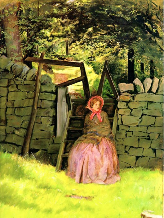 John Everett Millais Oil Painting Reproductions- Waiting