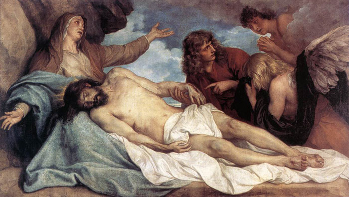 Antony van Dyck Oil Painting Reproductions - The Lamentation of Christ