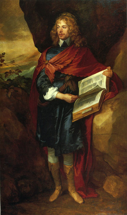 van Dyck Oil Painting Reproductions - Sir John Suckling