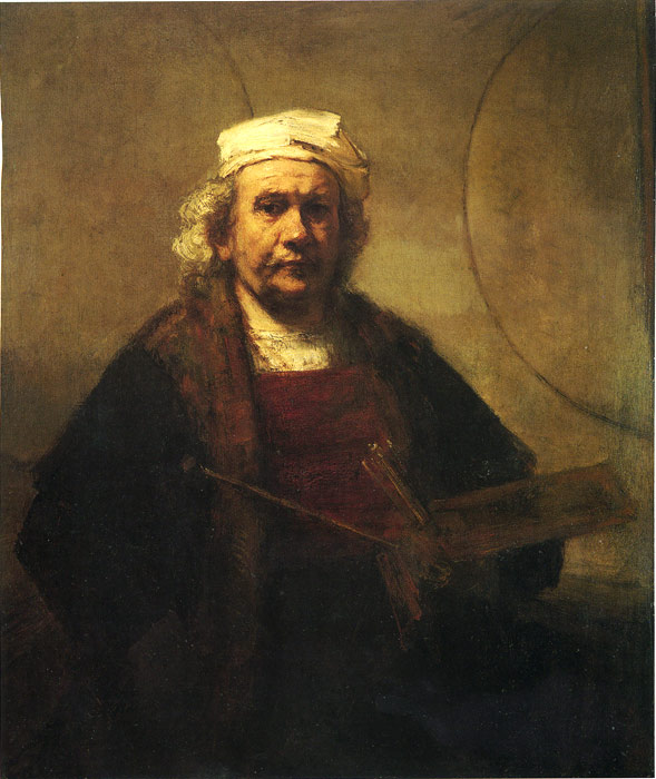 Oil Painting Reproduction of Rembrandt - Self-Portrait