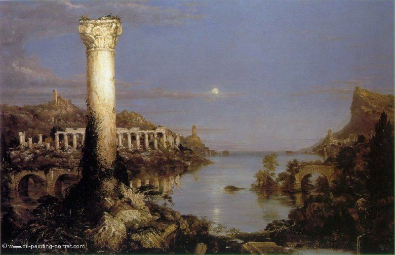 Oil Painting Reproduction of Klimt- Water Snakes II