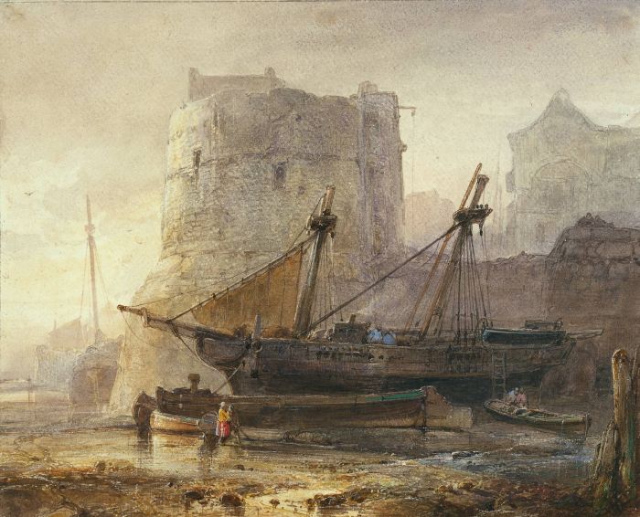 Nuyen Reproductions - Ships in a French Harbour