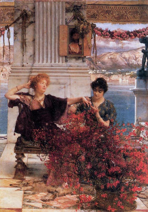 Oil Painting Reproduction of Alma-Tadema - Loves Jewelled Fetter