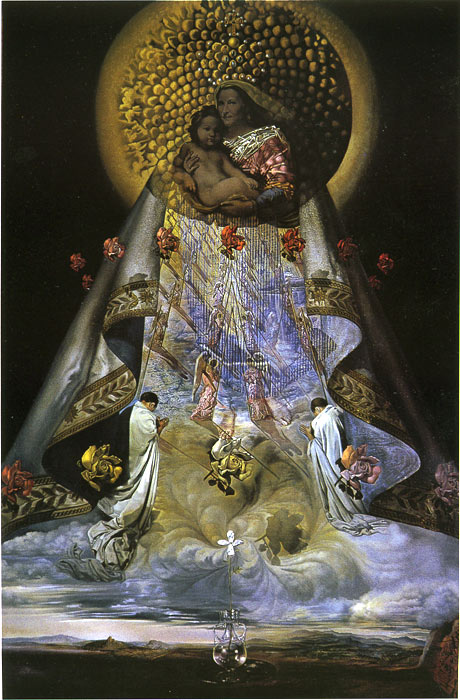 Oil Painting Reproduction of Dali- The Virgin of Guadalupe