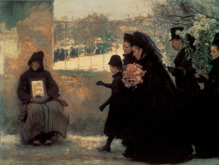 Oil Painting Reproduction of Friant- La Toussaint [All Saints Day)