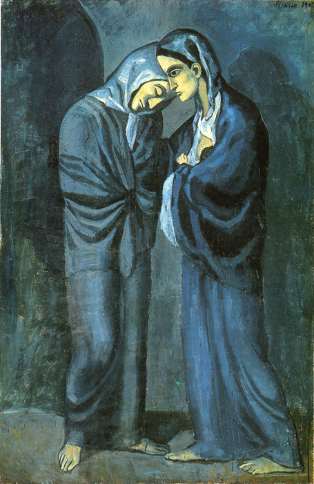 Oil Painting Reproduction of Picasso- Two Sisters