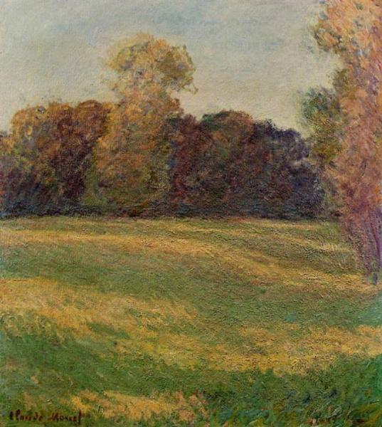 Oil Painting Reproduction of Monet- Meadow in the Sun