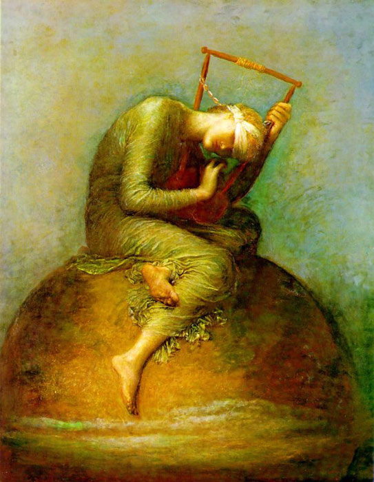 George Frederick Watts Oil Painting Reproductions- Hope
