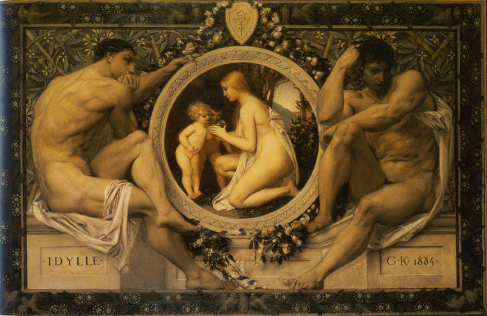 Klimt Oil Painting Reproductions- Idyll