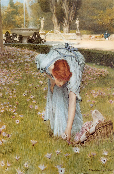 Oil Painting Reproduction of Alma-Tadema - Flora