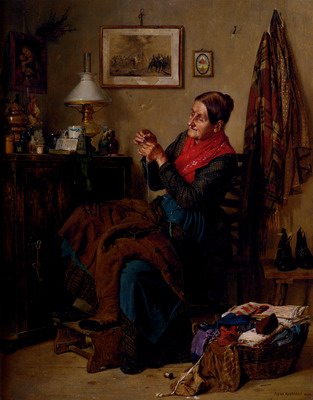 Das Einfadeln Der Nadel