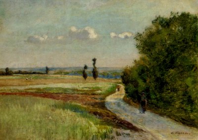 A Path In A Pastoral Landscape