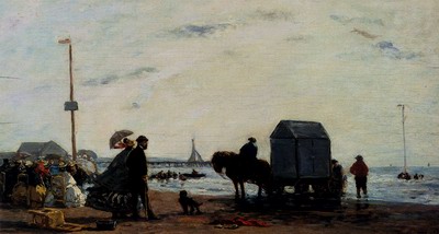Beach Scene,Trouville