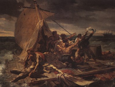 Study for Raft of the medusa