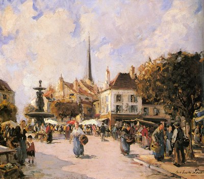 A French Market Scene