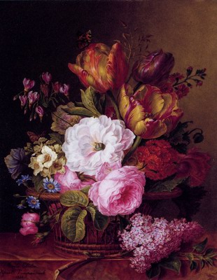 Panier de fleurs