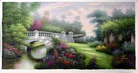 Italy Cottages Landscapes oil painting