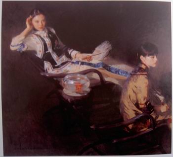 Oil painting company from China picture frame china oil painting