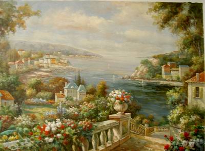 garden oil paintings