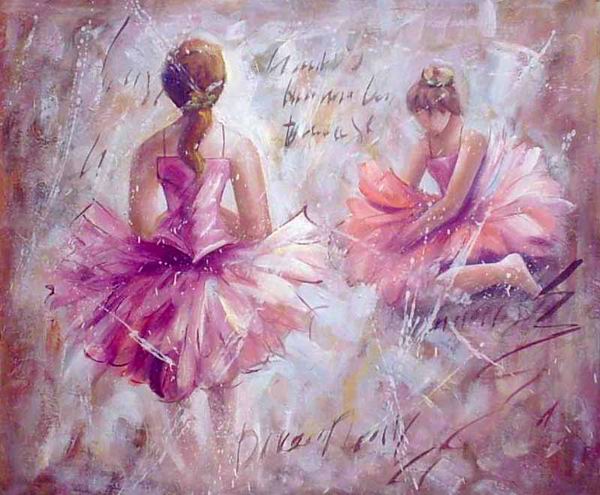 painting oil Ballet Painting Ballet oil painting