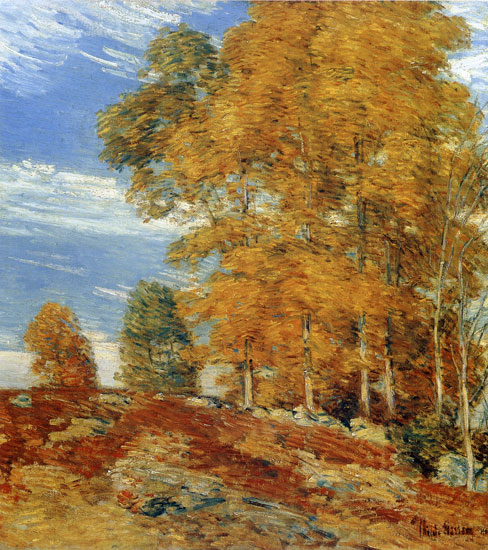 Autumn Hilltop, Childe Hassam