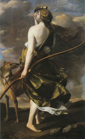 Diana the Huntress, Orazio Gentileschi