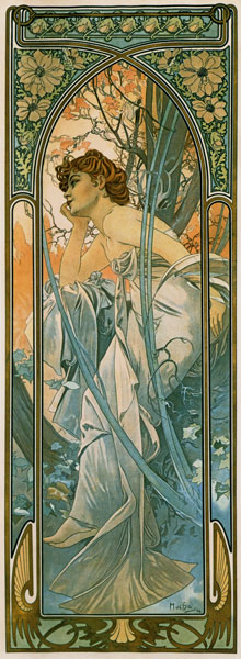 Evening Reverie, Mucha
