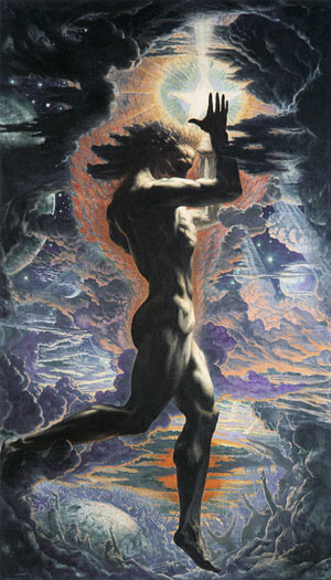 Prometheus, Jean Delville