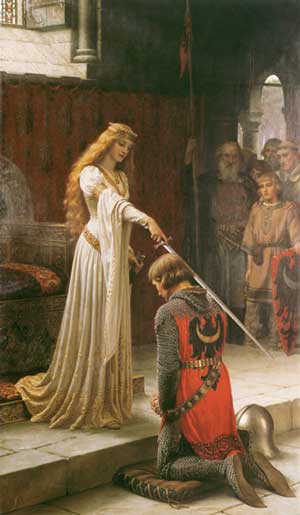 The Accolade, Edmund Blair Leighton