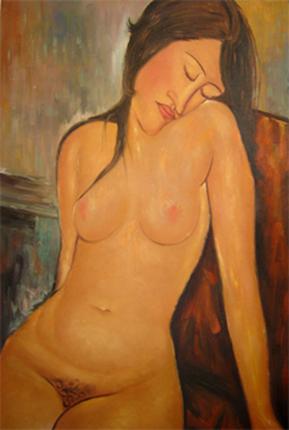 Seated Nude 1916/oil painting reproduction