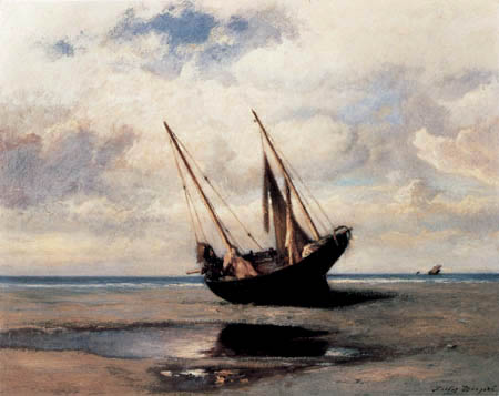 Fishing boat at the beach