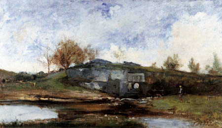 The watergate in the valley of Otevoz